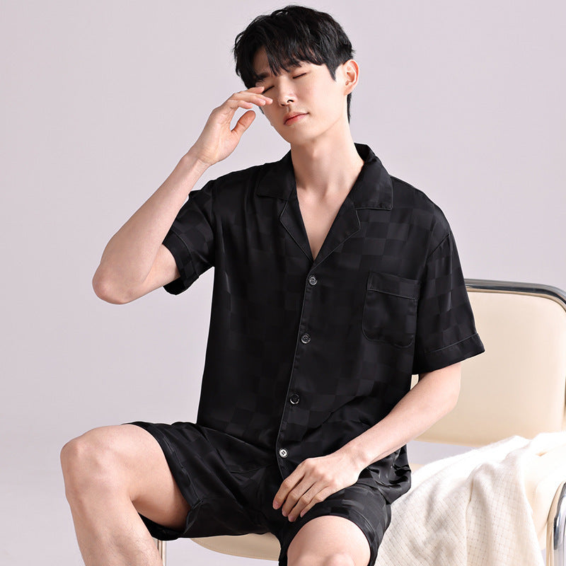 Men's Lightweight Breathable Silk Pyjamas