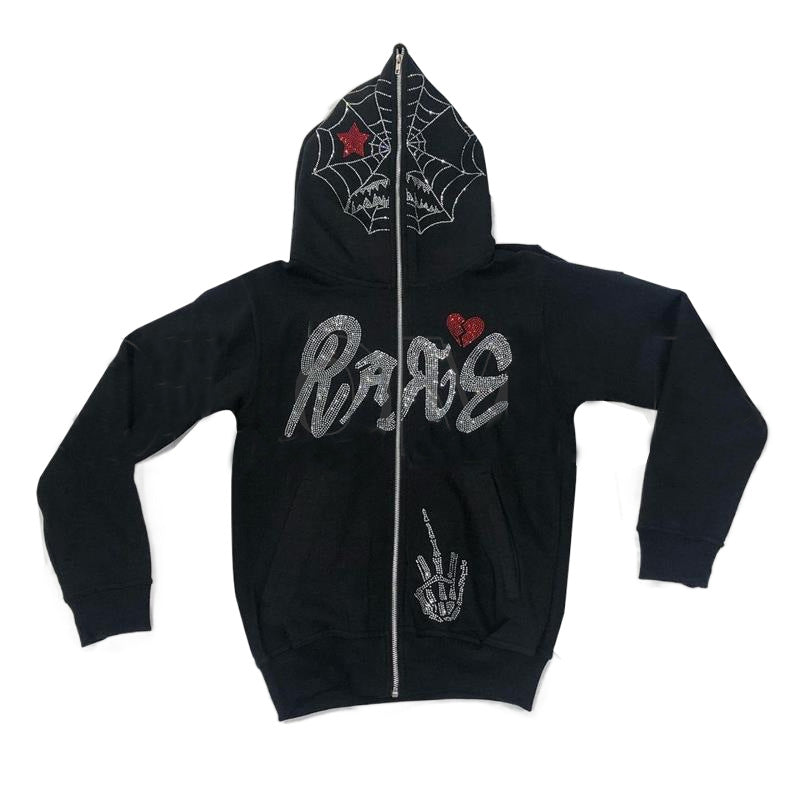 Spiderweb Zip-Up Fleece