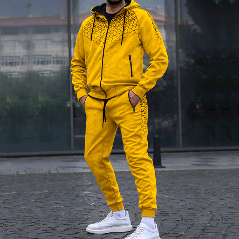 Honeycomb Style Sweater & Pants Set