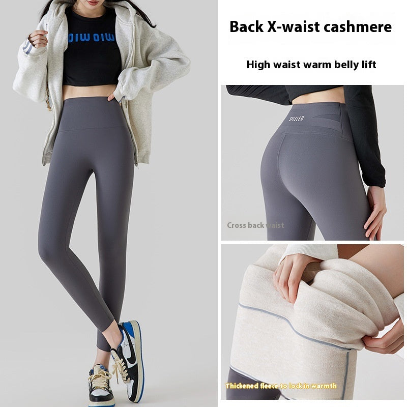 High Waist Cashmere Thermal Leggings