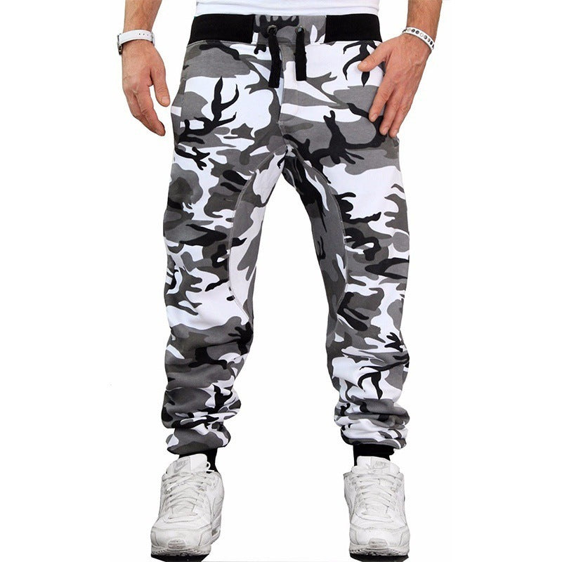 Camouflage Loose Urban Mid Waist Pants