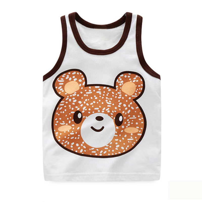 Cartoon Vest Shirt
