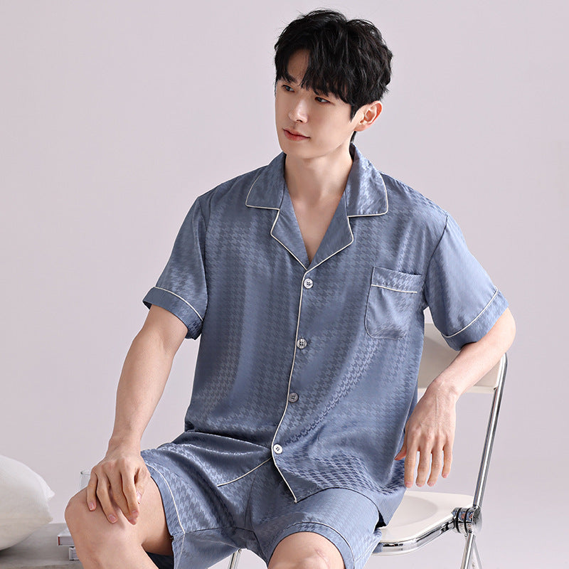 Men's Lightweight Breathable Silk Pyjamas