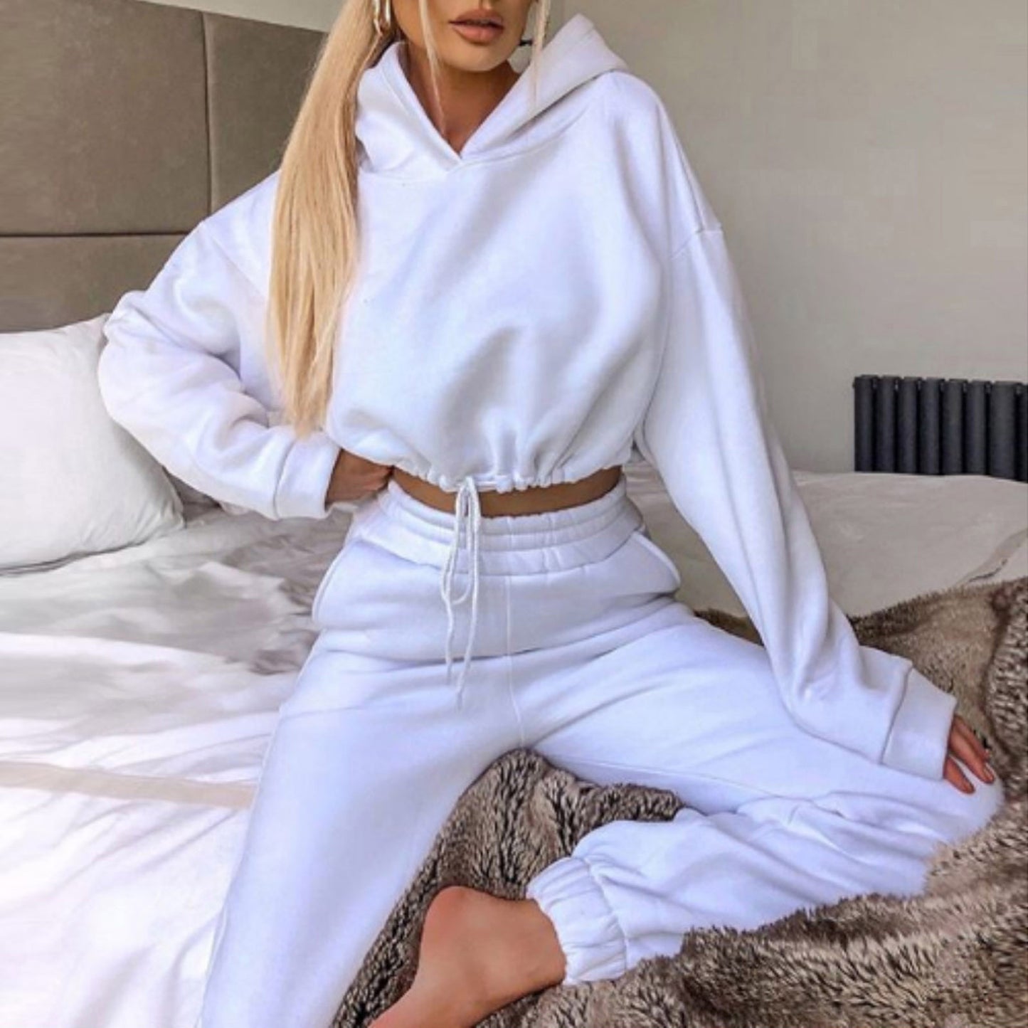 Casual Hoodie And Pants Jogger Set