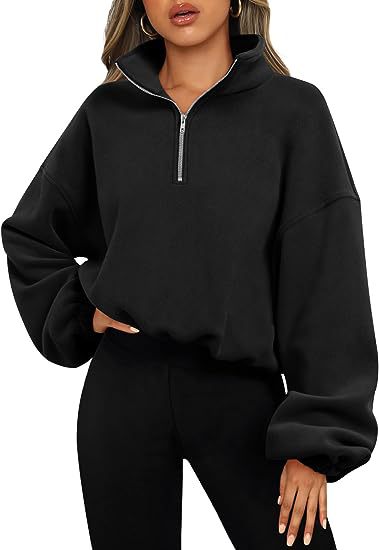 Half-Zipped Drawstring Pullover
