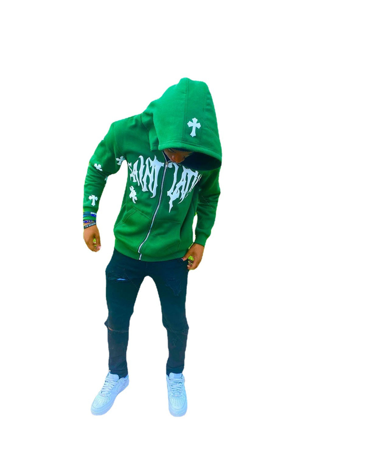 Men's Harajuku Zipper-Sweater