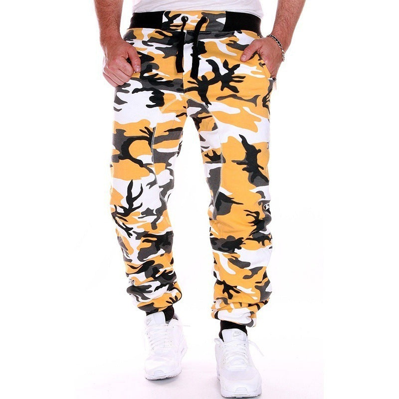 Camouflage Loose Urban Mid Waist Pants
