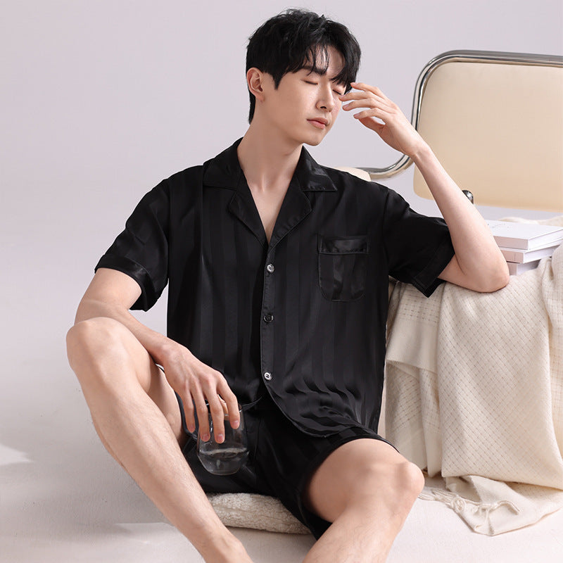 Men's Lightweight Breathable Silk Pyjamas