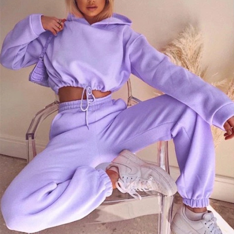 Casual Hoodie And Pants Jogger Set