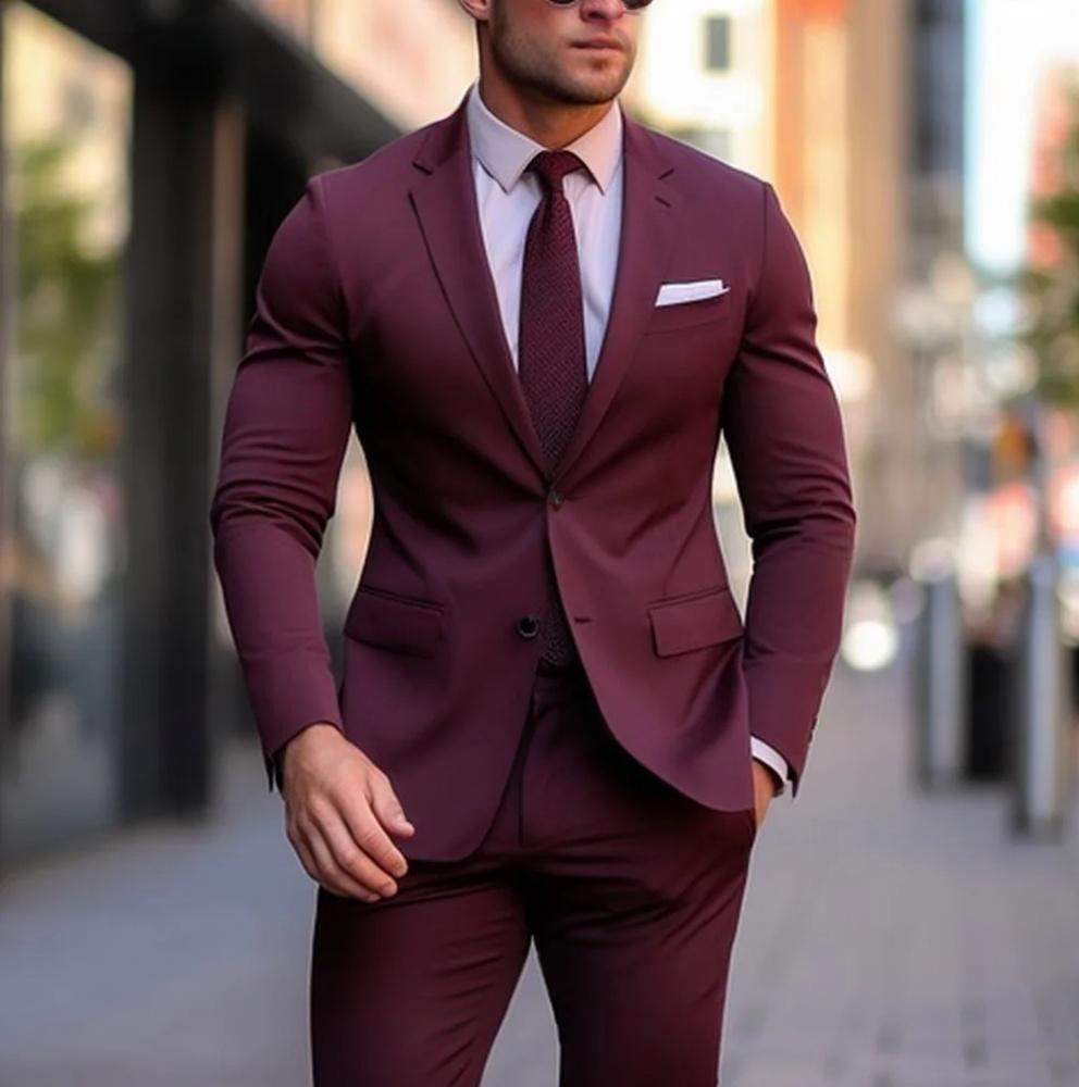 Wedding Groomsman Two-Piece Suit