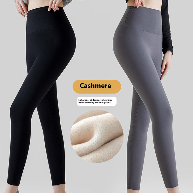 High Waist Cashmere Thermal Leggings