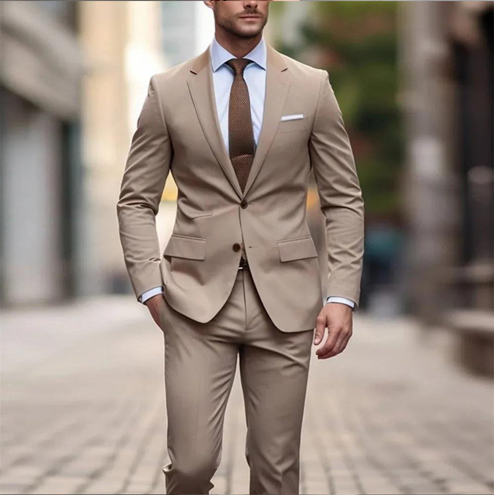 Wedding Groomsman Two-Piece Suit