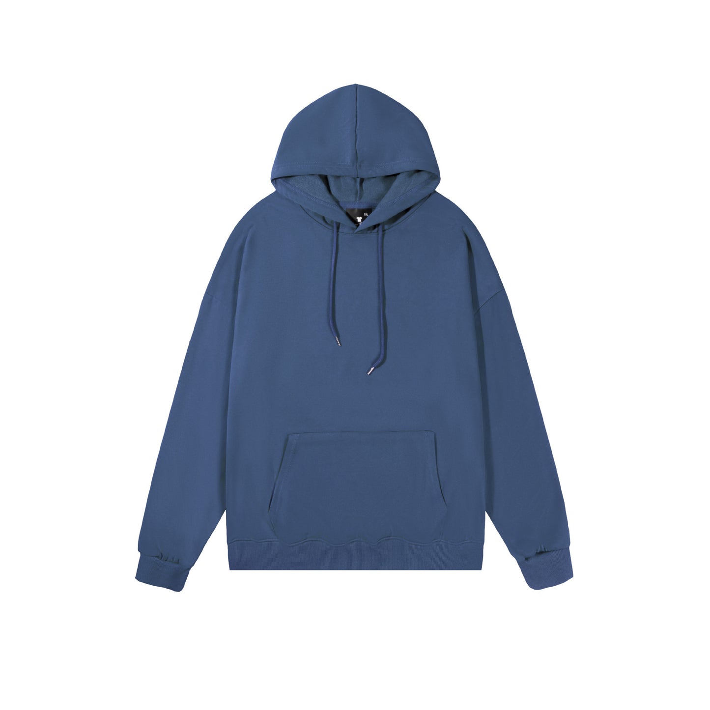 Men Drop-Shoulder Loose Hooded Sweatshirt