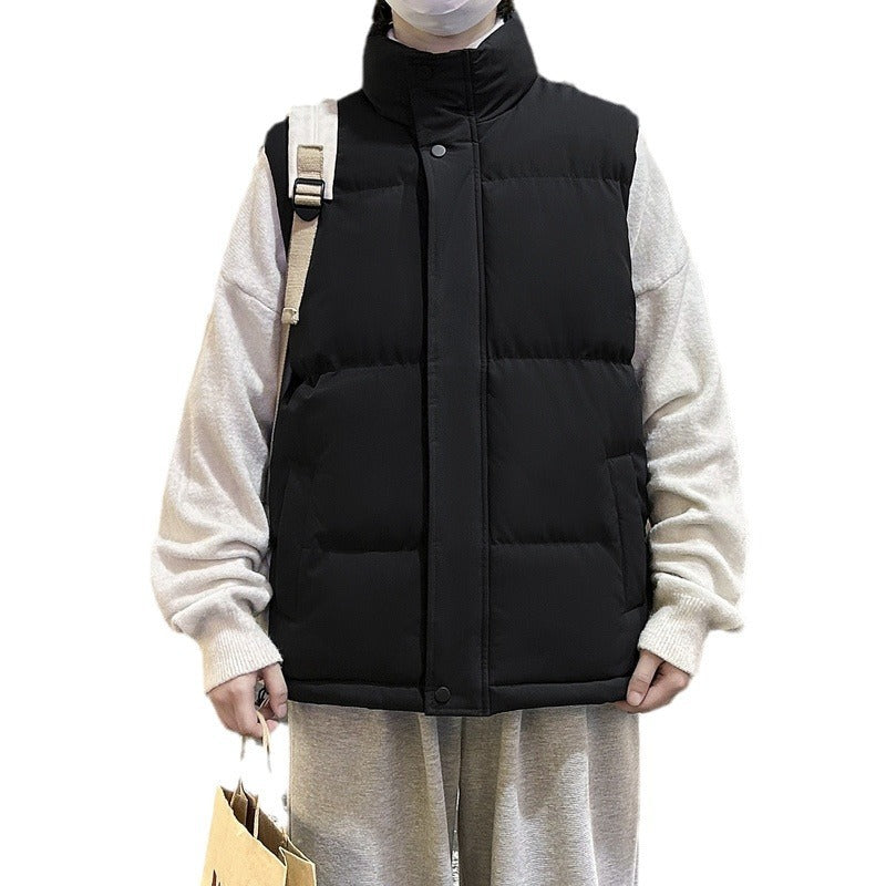Stand Collar Vest Cotton Padded Jacket