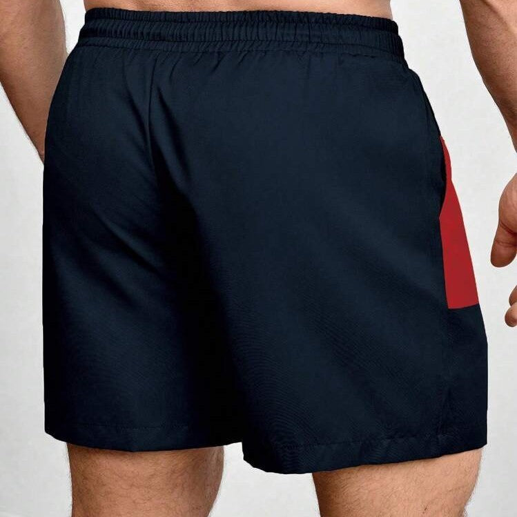 Printed Drawstring Waist Pants- Shorts