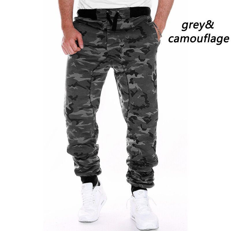 Camouflage Loose Urban Mid Waist Pants