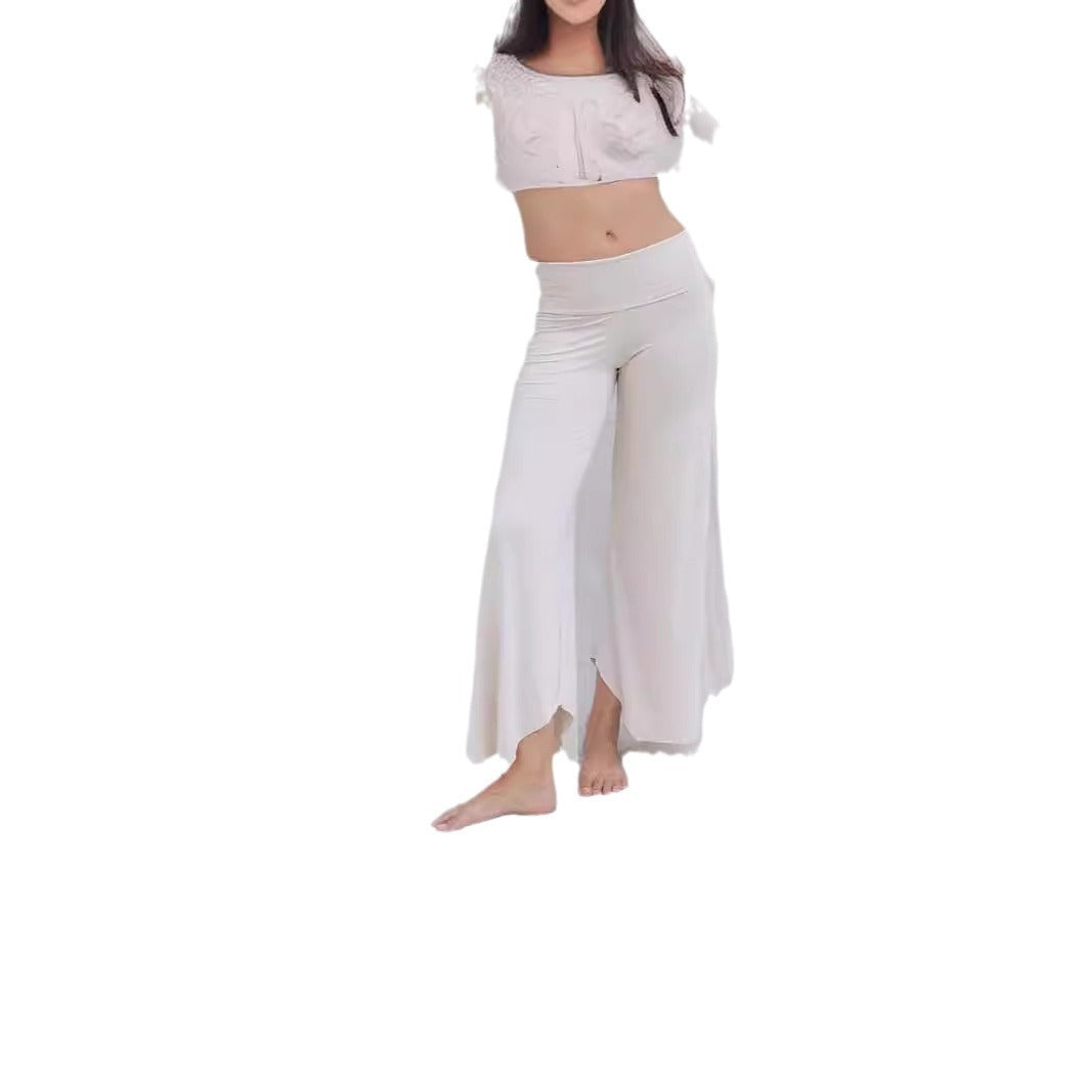 High Waist Casual Yoga Cropped Pants
