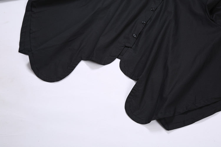 Spring Irregular Loose Long Sleeve Shirt
