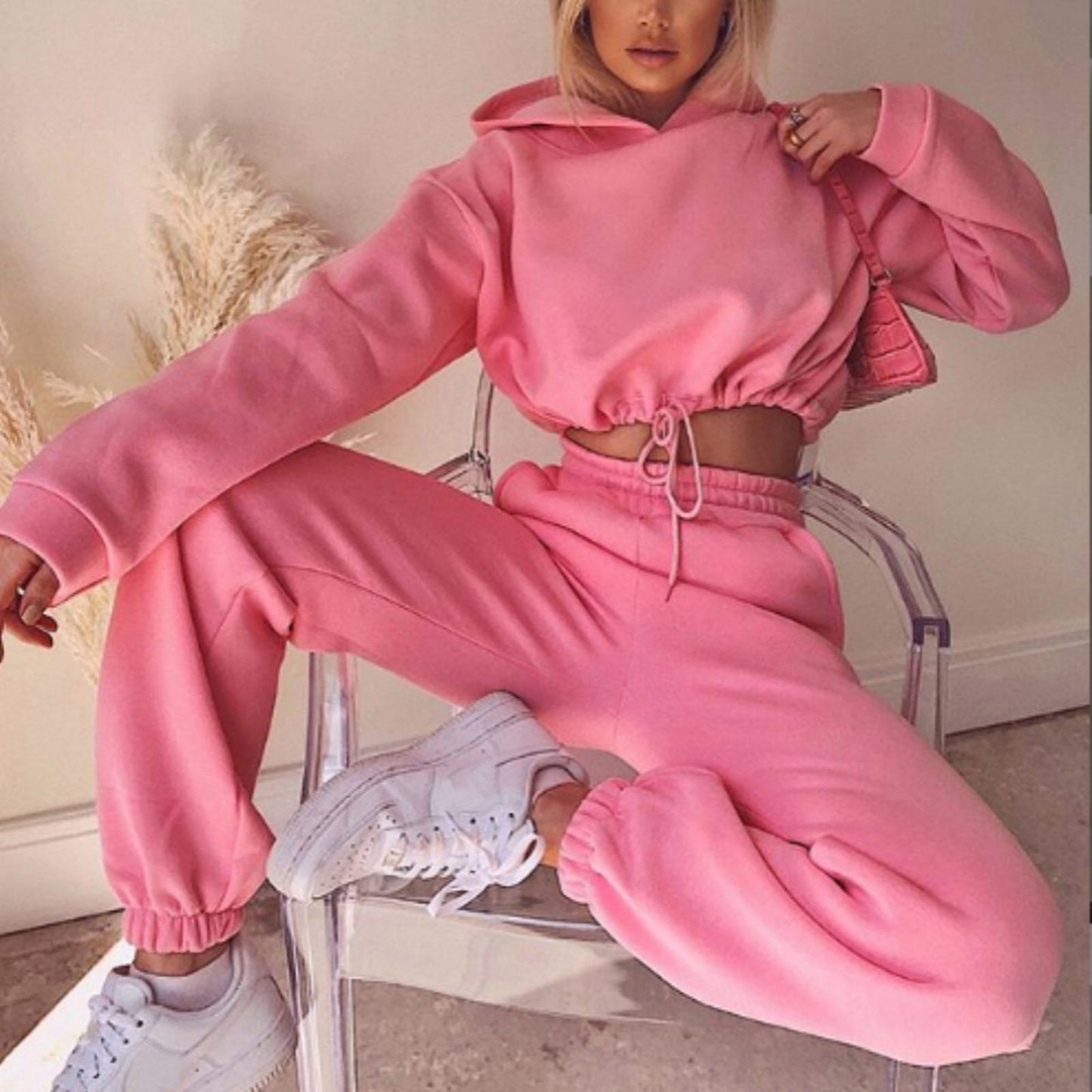 Casual Hoodie And Pants Jogger Set