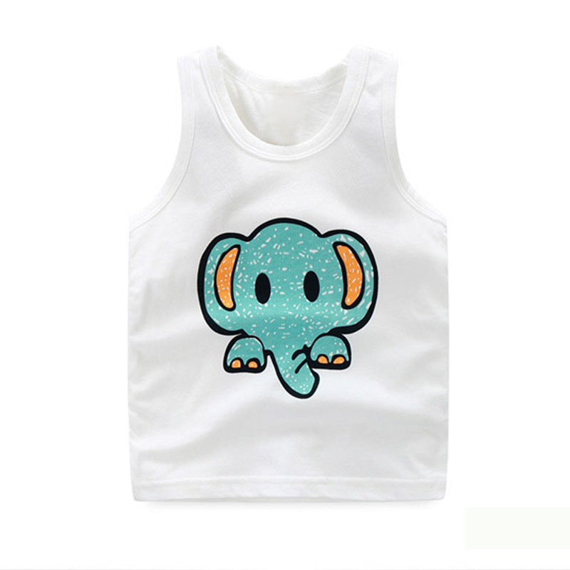 Cartoon Vest Shirt