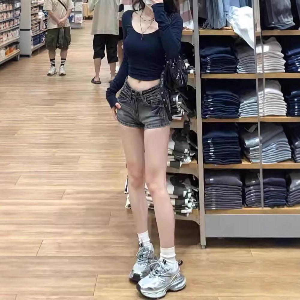 High Waist Shorts Short Shorts