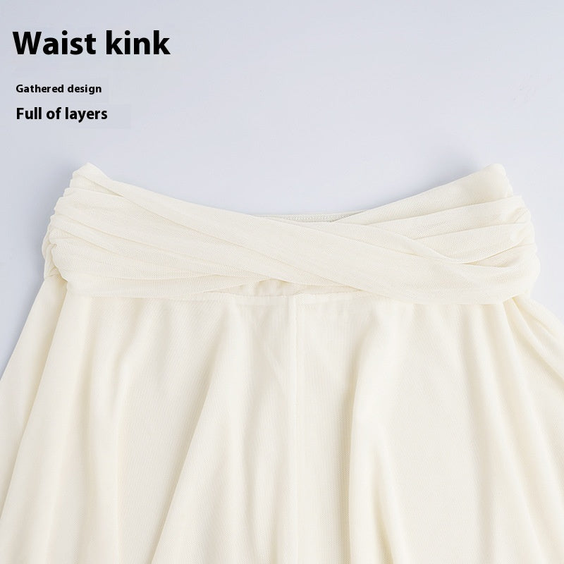 Nylon Dance Practice Skirt-Shorts