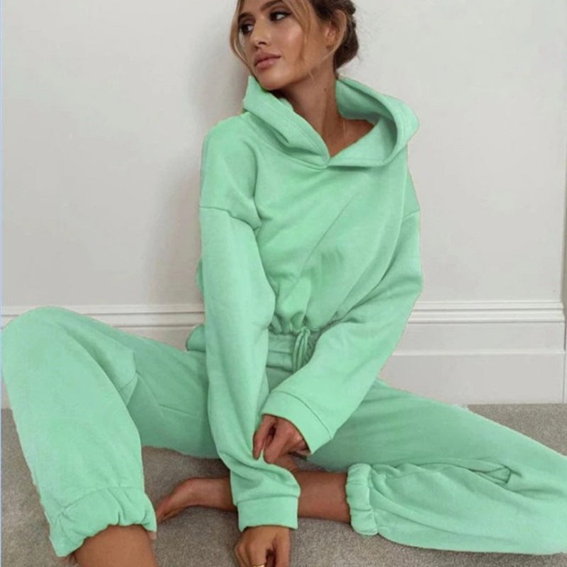 Casual Hoodie And Pants Jogger Set
