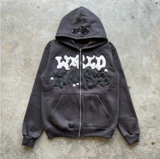 "WRLD KRISIS" Casual Hoodie