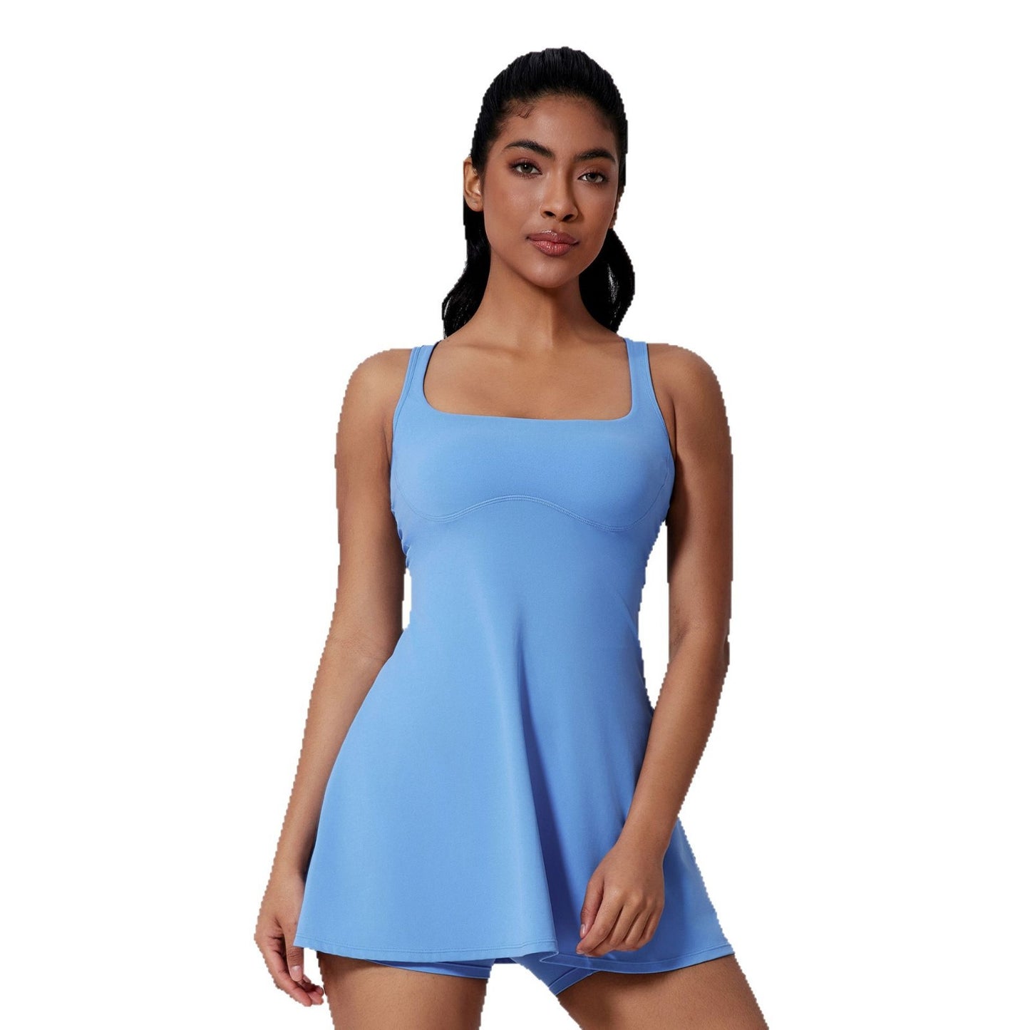 Two-Piece Set Sports Dress Tennis Skirt