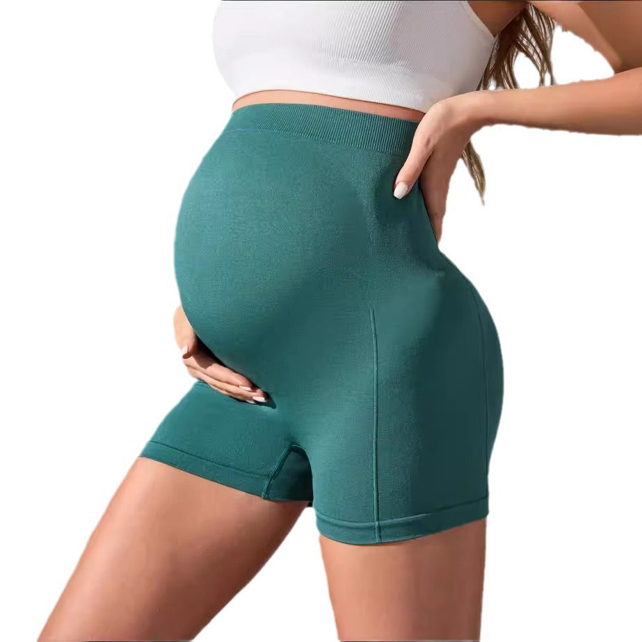Pregnant Women’s High Waist Pocket Shorts