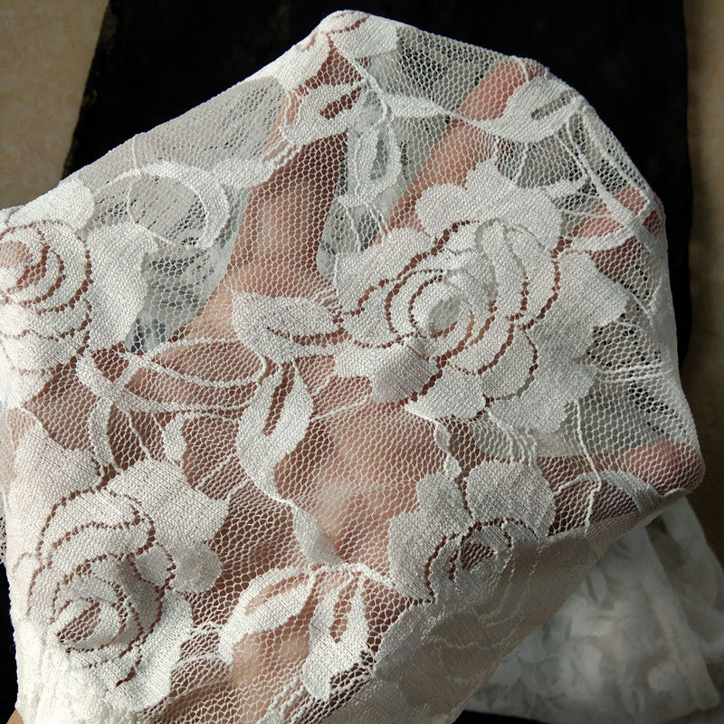 Sweet Lace Rose Hollow Leggings