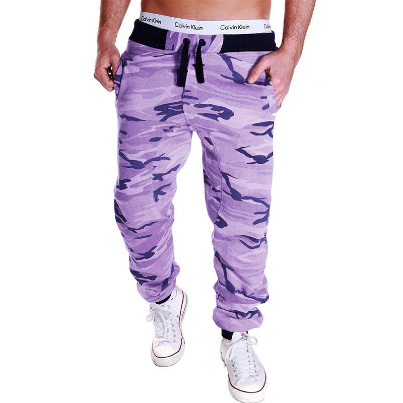 Camouflage Loose Urban Mid Waist Pants