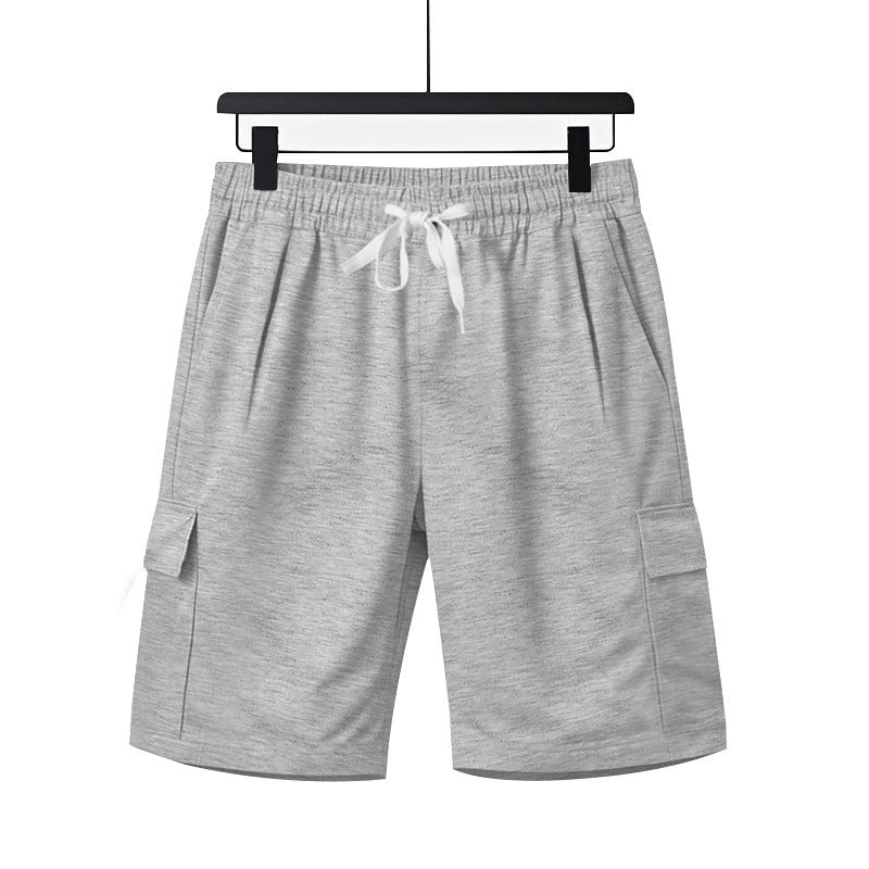 Men's Sports Breathable And Loose Tooling Multi-Pocket Shorts
