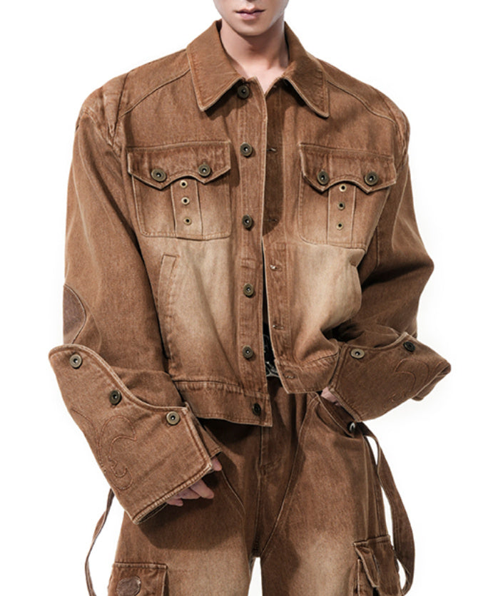 Vintage Denim Spring Short Jacket