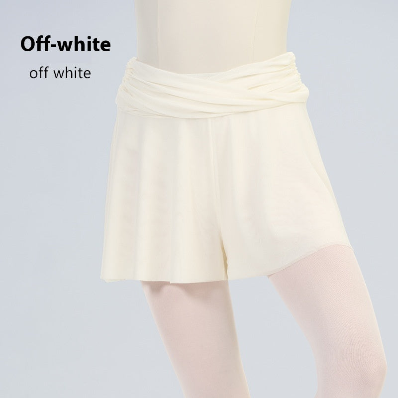 Nylon Dance Practice Skirt-Shorts