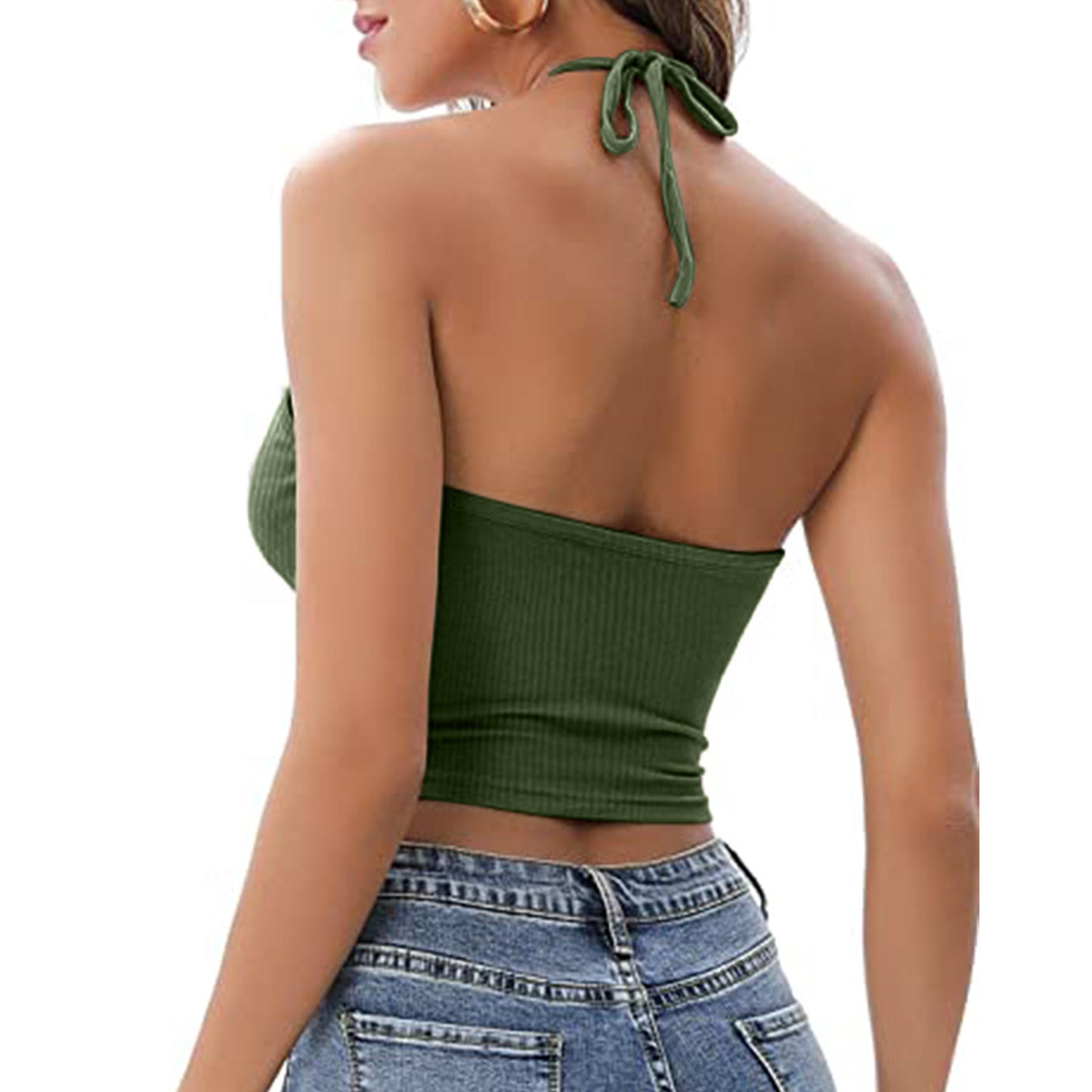 Camisole Halter Vest Women Hollow Top