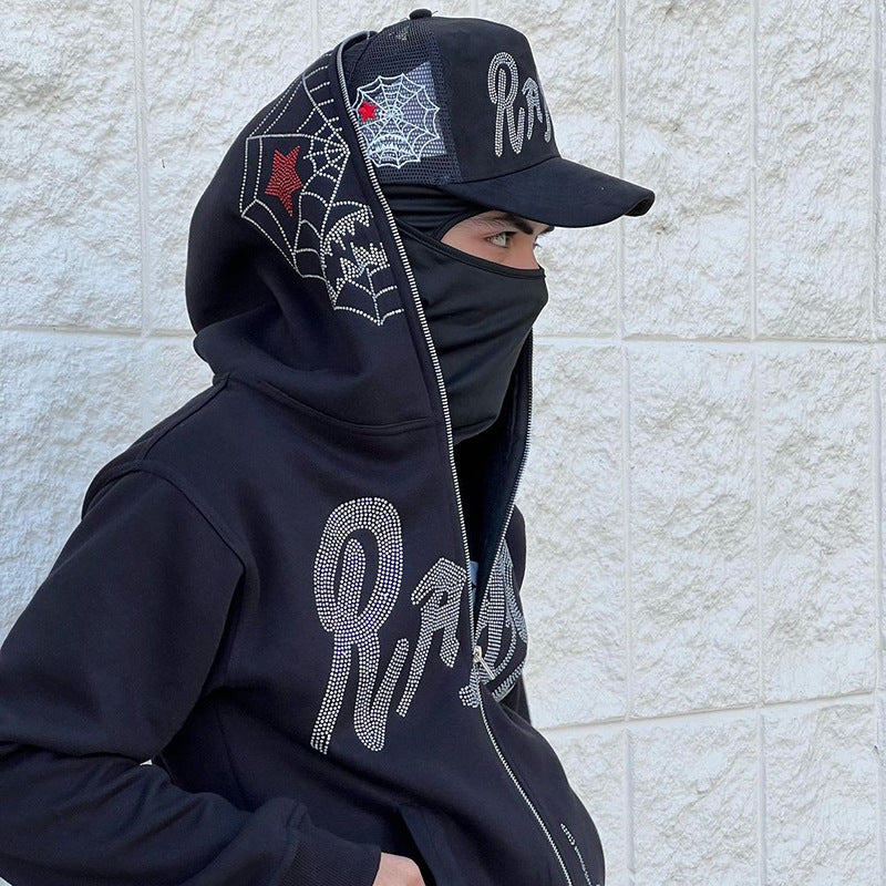 Spiderweb Zip-Up Fleece