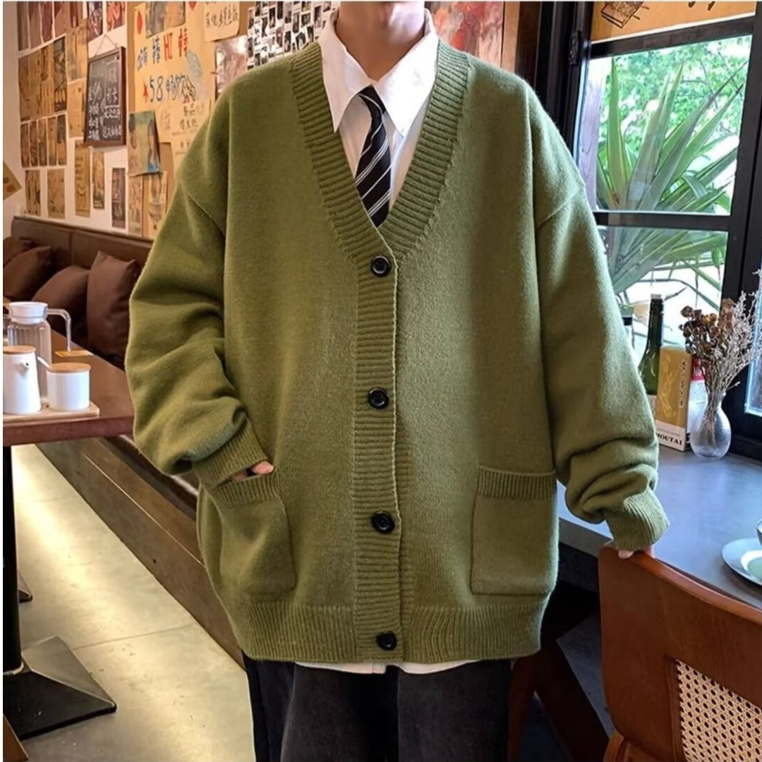 Japanese Lazy Style Loose-fitting Versatile Sweater Coat