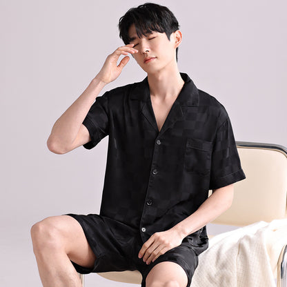Men's Lightweight Breathable Silk Pyjamas