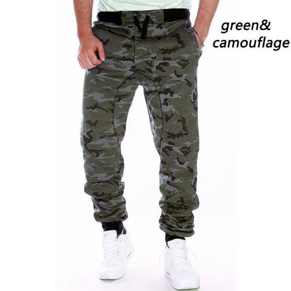 Camouflage Loose Urban Mid Waist Pants