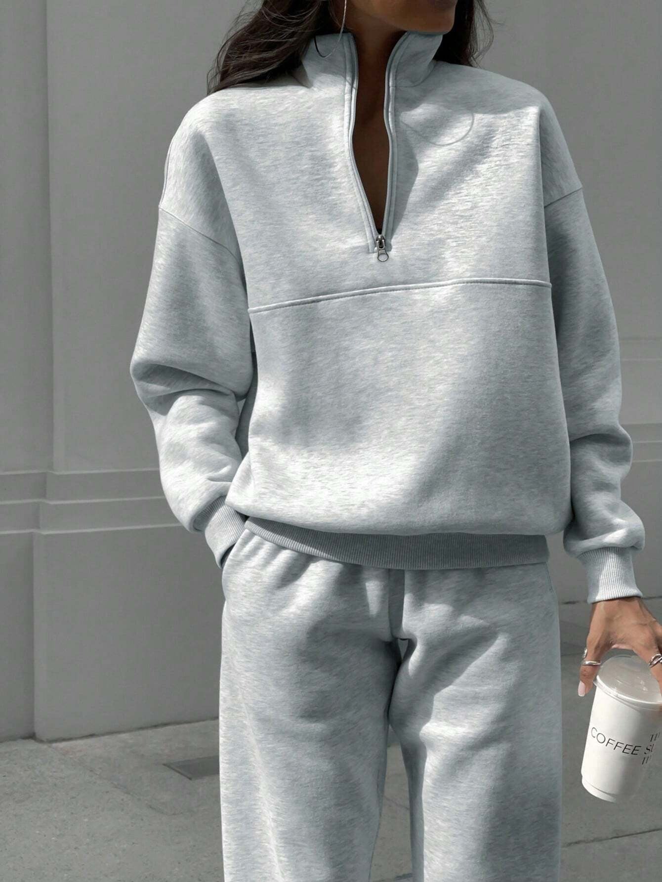 Long-Sleeved Sports Sweatshirt Suit