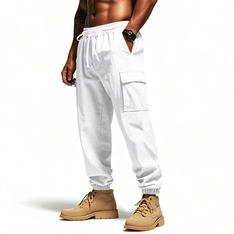 Loose Multi-Pocket Workwear Pants
