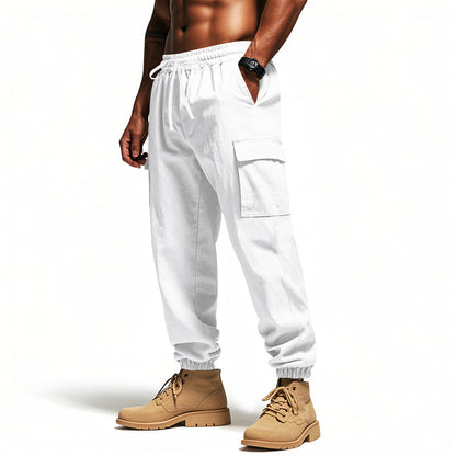 Loose Multi-Pocket Workwear Pants