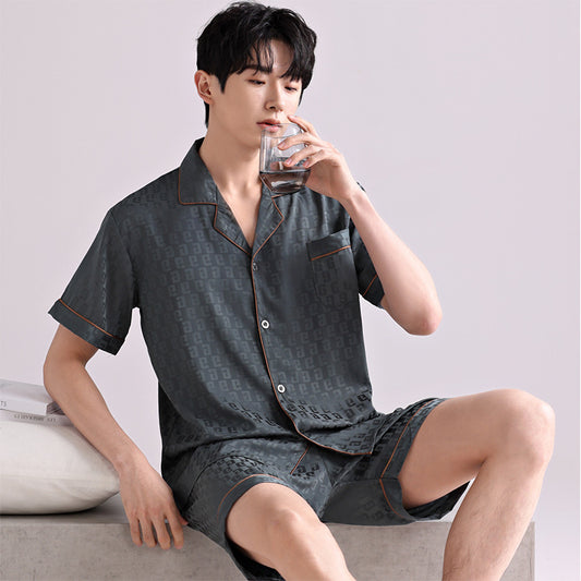 Men's Lightweight Breathable Silk Pyjamas