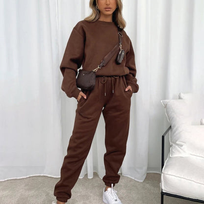 Casual Sweatshirt And Pants Set