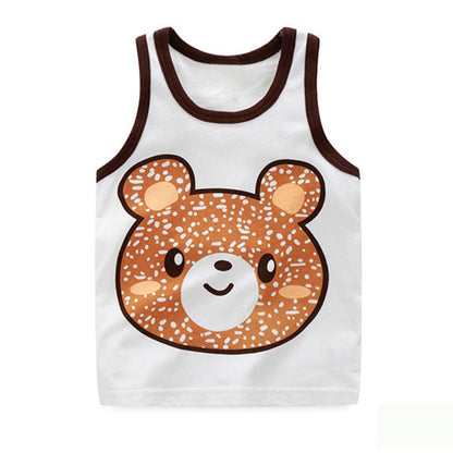 Cartoon Vest Shirt