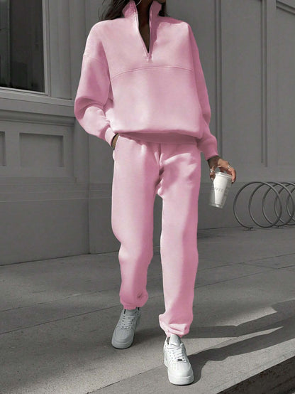 Long-Sleeved Sports Sweatshirt Suit