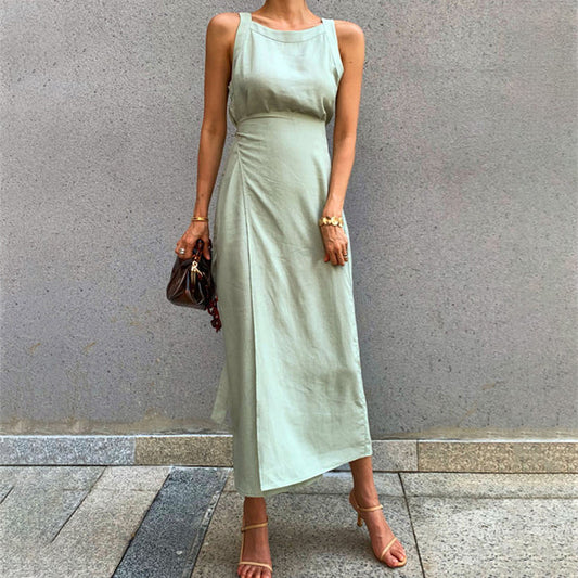Sexy Condole Belt Dress