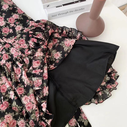 Floral Bow Sling Dress