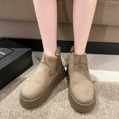 Fleece Thick Snow Boots
